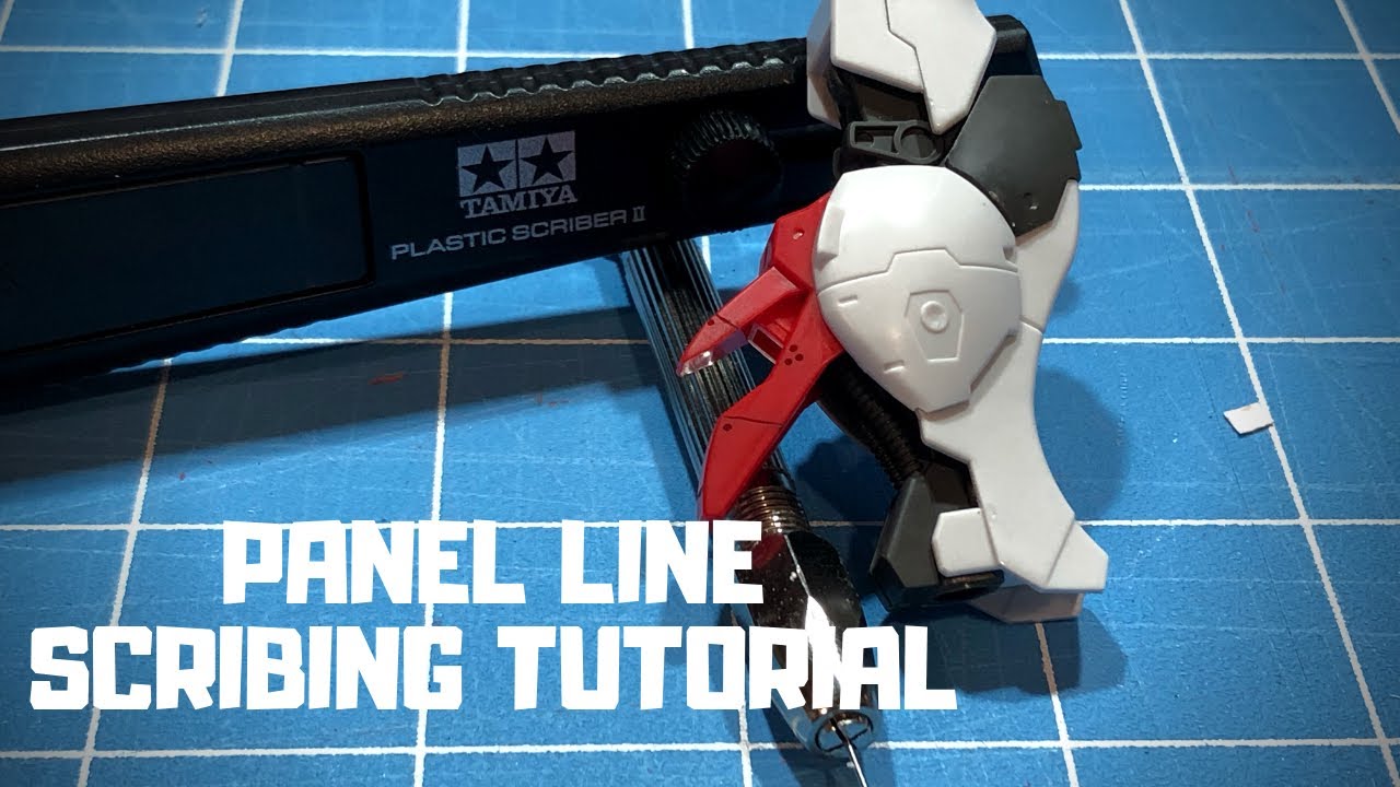 How to Panel Line Scribing on Gunpla  The Ultimate Beginners Guide to  Scribing! 