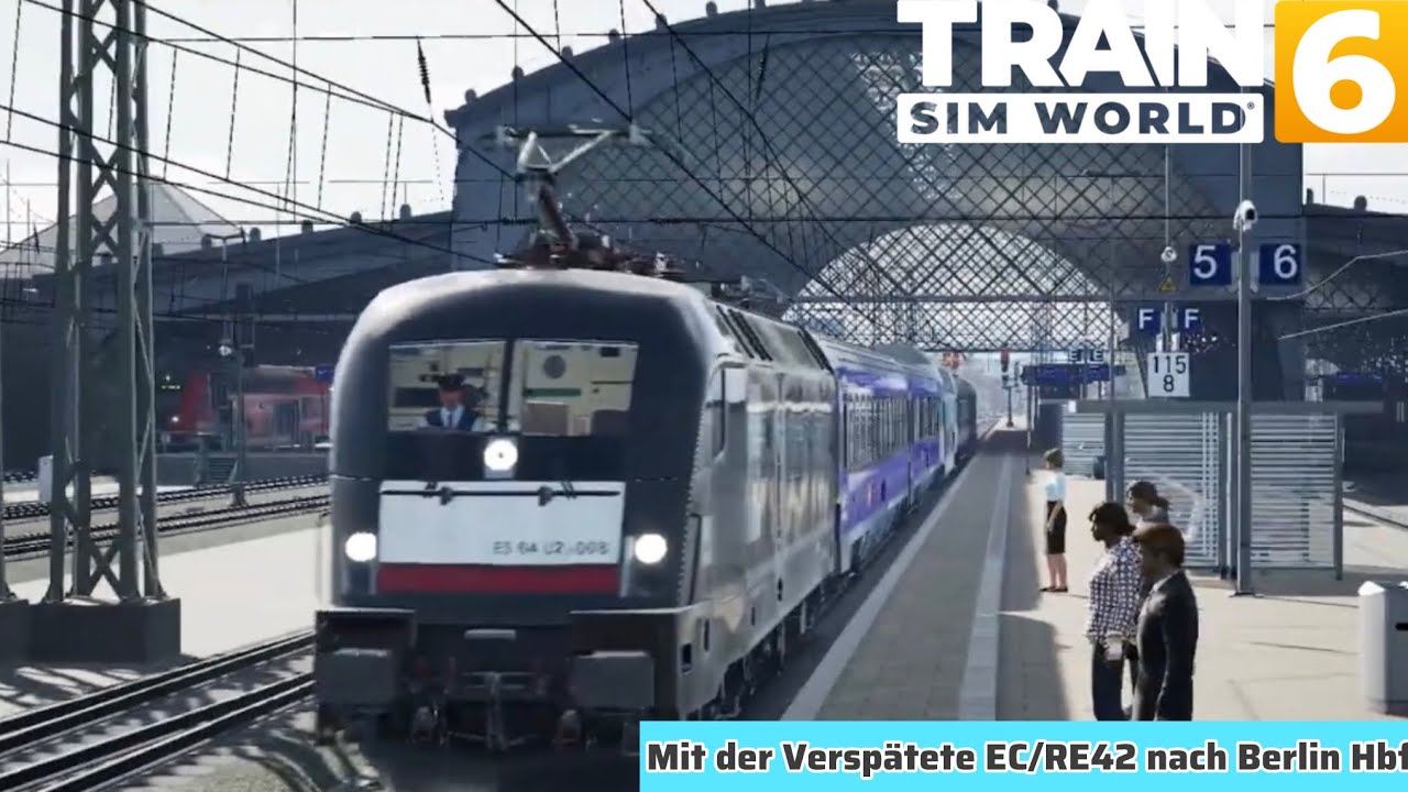 Mit der EC/RE42 aus Prag nach Berlin Hbf | TSW6 | Dresden - Leipzig 