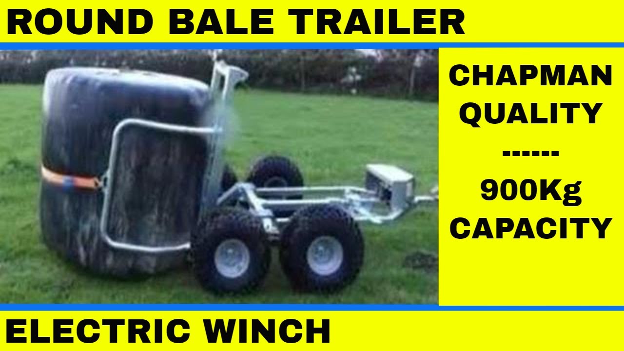 ATV Bale Trailer manufactured by Chapman Machinery