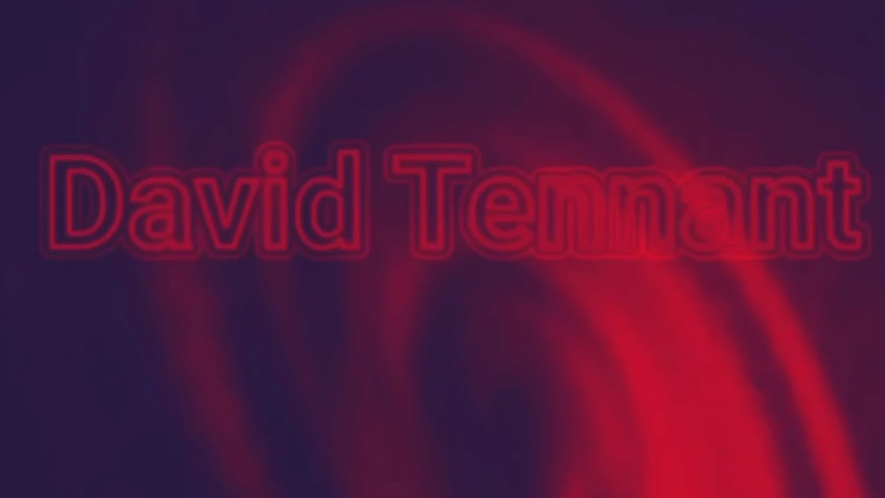 Doctor who title sequence (FULL SCREEN)  David tenant DOWNGRADE( COLORIZED!!!