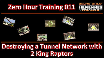 Zero Hour Training 011 - Destroying a TunnelNetwork using 2 King Raptors