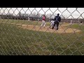 A-C's Mitch Rodkey drives in a first-inning run with an RBI infield single. #gtpall #llbaseball