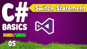 C# tutorials for beginners in Hindi / Urdu  (User Input and Switch statement)[05]