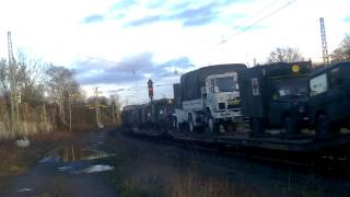 Br 151 Mit Militärzug Am 26.01.2017 In Löhne Westfahlen