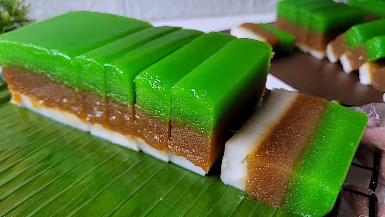 PUNYA SINGKONG DIBIKIN INI ENAK BANGET  JAJANAN TRADISIONAL KUE TALAM SINGKONG PANDAN GULA MERAH