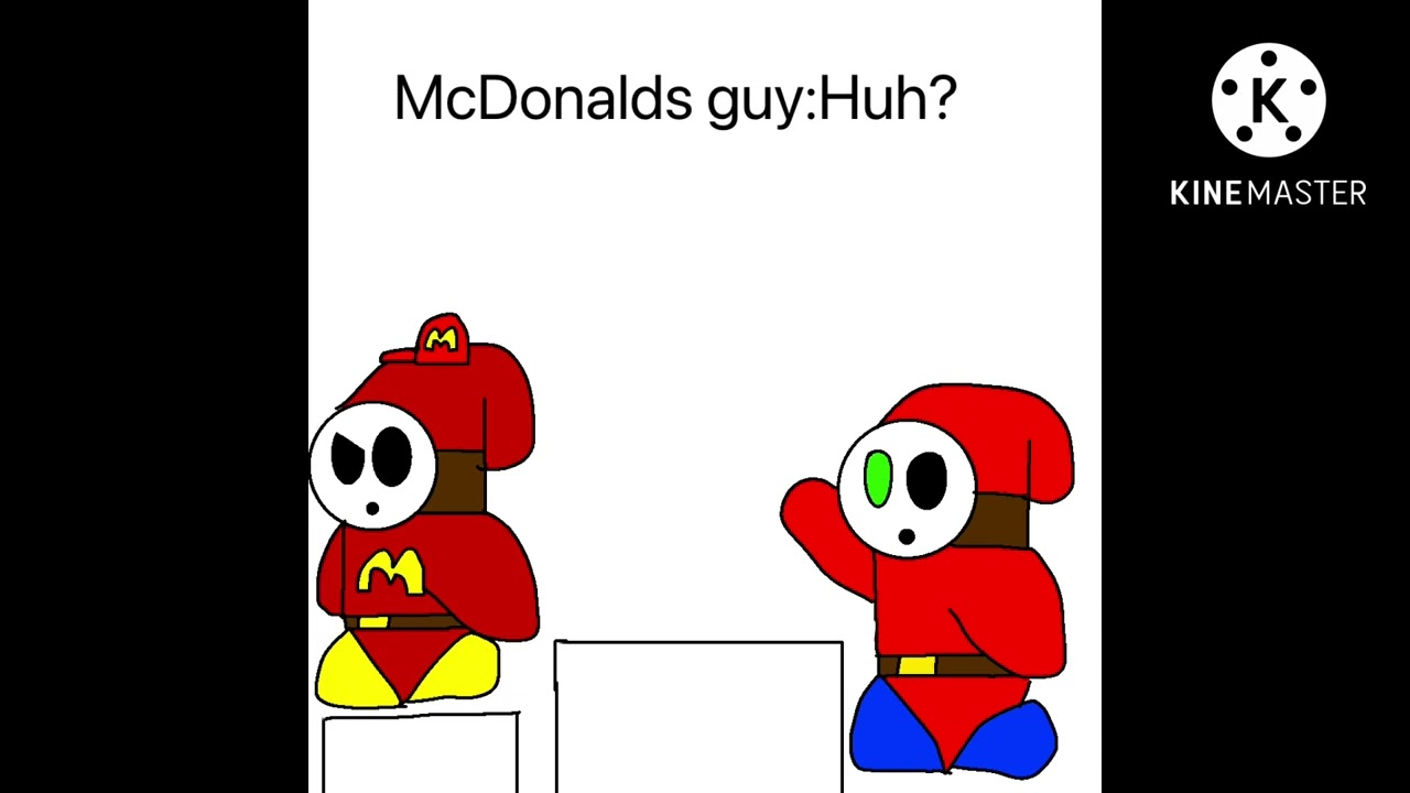 SuperShyGuy goes to McDonald’s🍔🍟🍦