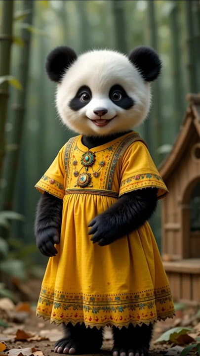 Cute Panda Dance 😍 | Funny Panda Moves to Beat | Panda Dancing Shorts #shorts