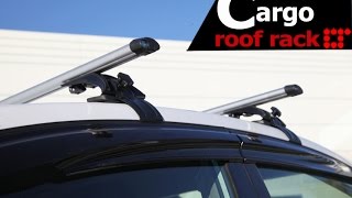 2x45" Aluminium Alloy Roof Rack Overhead Side Rails Bars Luggage Carrier Bracket 