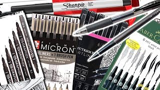 Which inking pens are marker proof & water proof?