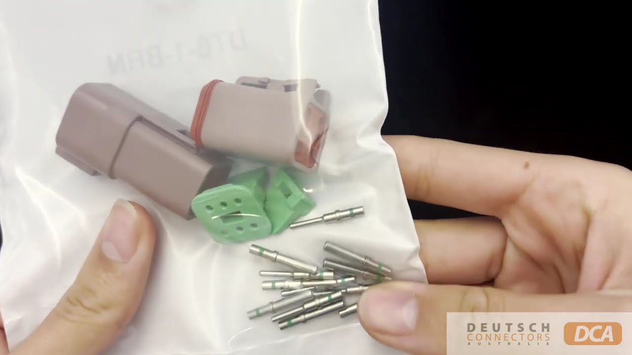 Deutsch DT6-1-BRN DT Series 6 Pin Brown Connector Kit | Deutsch Connectors