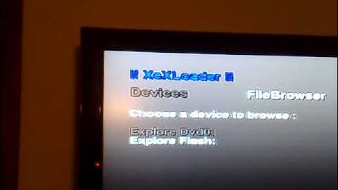 XeX Loader v 0.12 apps loads and games on USB-HDD