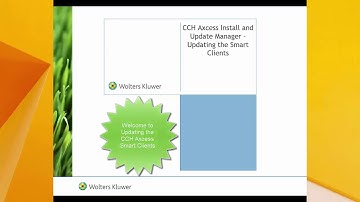 CCH Axcess™ - Using Install and Update Manager to update the various CCH Axcess modules