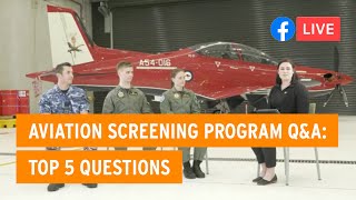 Aviation Screening Program Q&A: Top 5 Questions