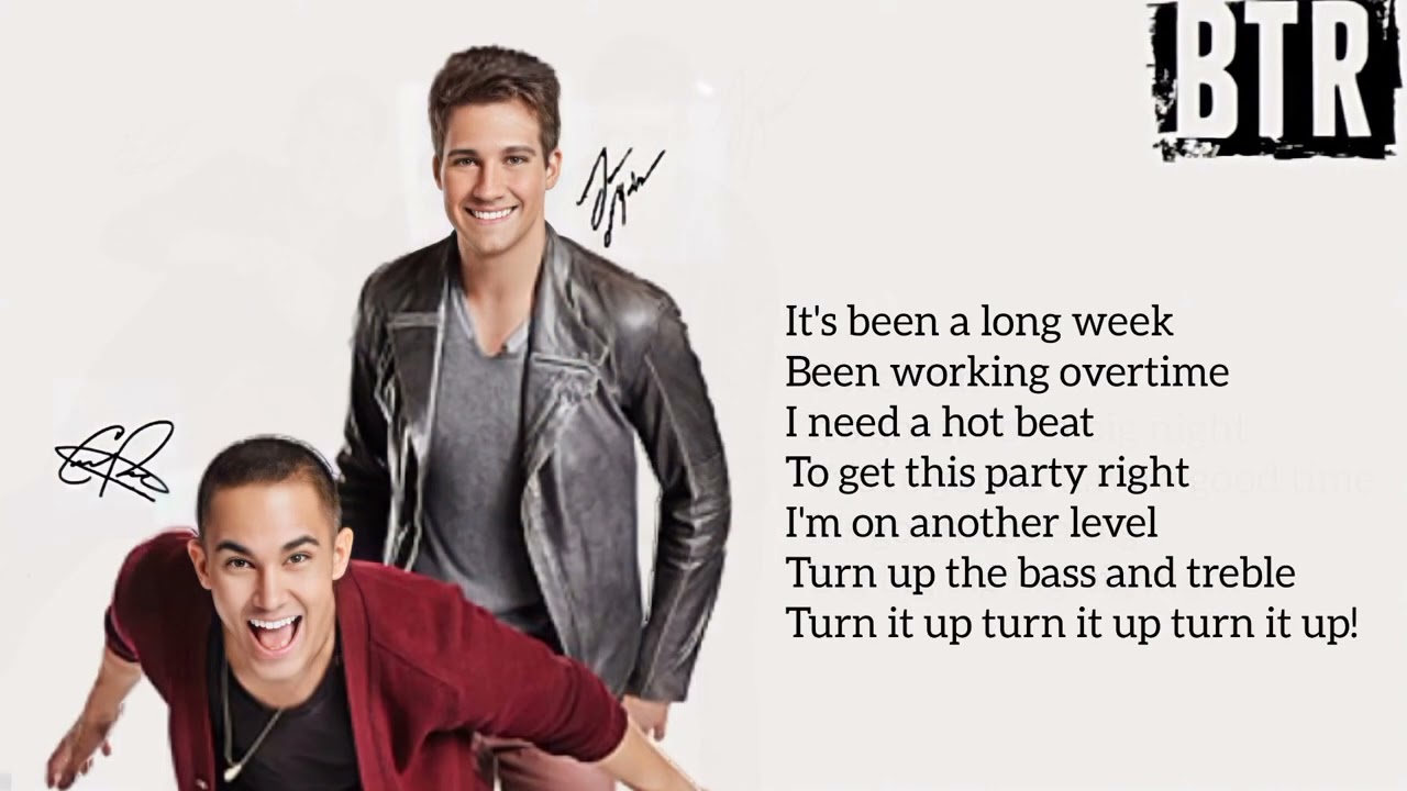 Big Time Rush - Big Night (Lyrics)