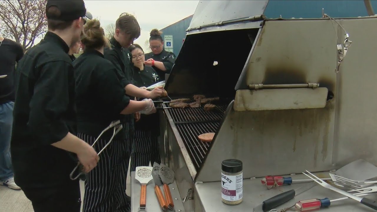 Prostart Program Teaching Students Grill Skills