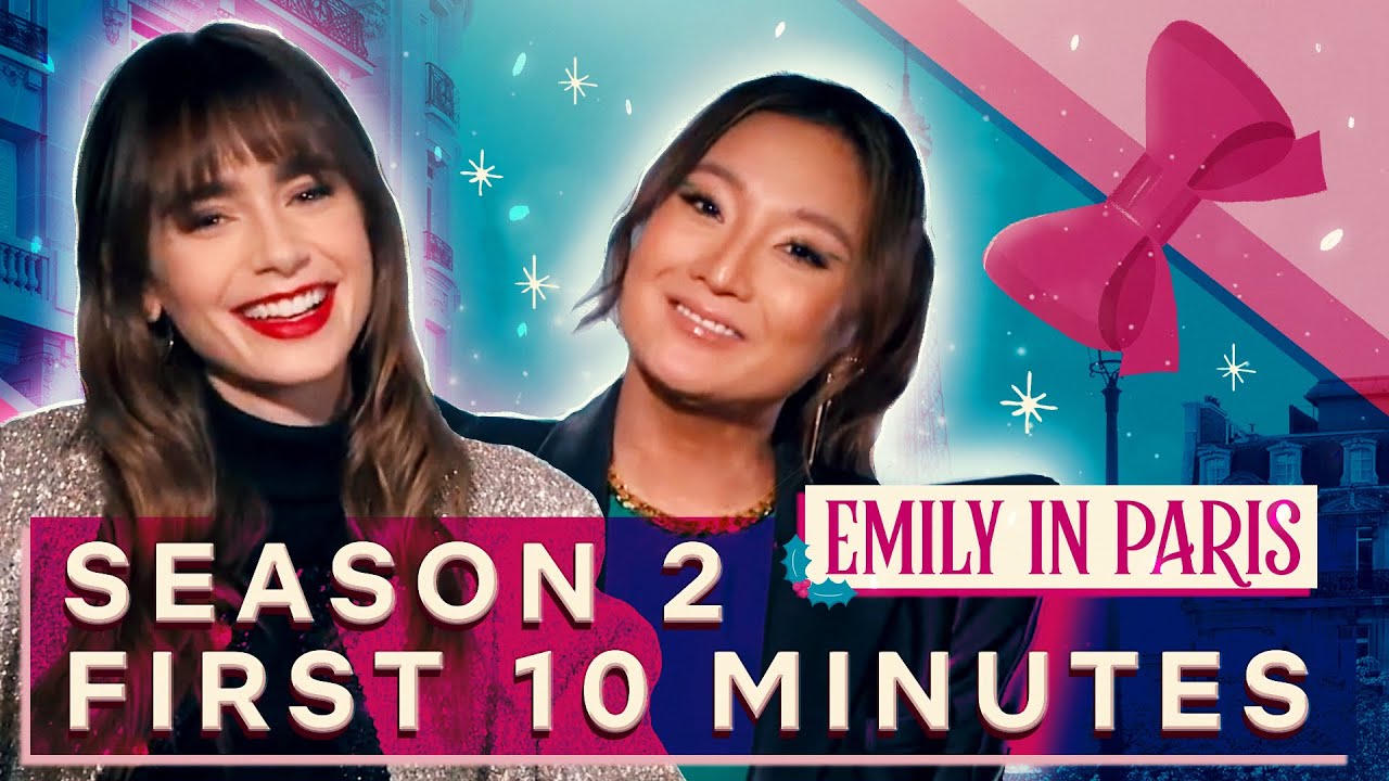 ⁣Emily in Paris Cast Share FIRST 10 MINUTES of Season 2 + BTS Moments and Fun!