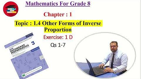 Exercise 1D Question No1-8 II APS Maths 8th II New Secondary Mathematics Book 3 updated Edition