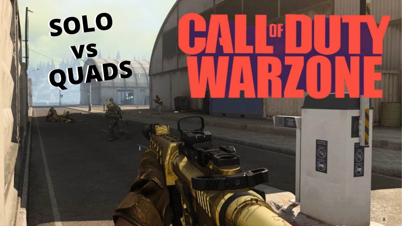 Call of Duty Warzone | SOLO vs QUADS - YouTube