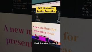 SVG Illustration | Parallax Scroll | HTML Animation #html #css #shorts