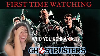* I LOVE THIS GUY!!! * - Girlfriend First time Watching | Reaction * GHOSTBUSTERS *