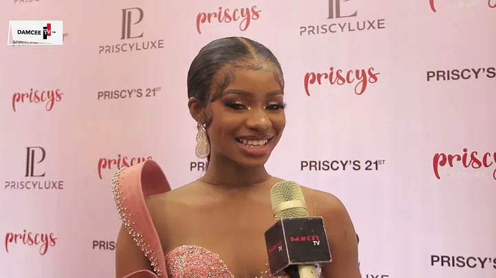PRISCILLA OJO UNVEIL PRISCYLUXE AT HER 21ST BIRTHDAY