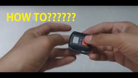 HOW TO CHANGE REMOTE BATTERY OF EKEN H9R