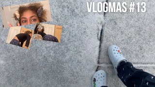 VLOGMAS: DAY 13 [It Snowed! S3x in the snow, Chill 2 Wood Smoke Sesh]