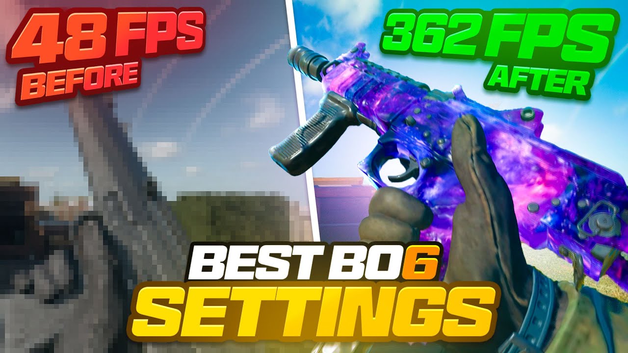 The *BEST* Settings for BLACK OPS 6 & WARZONE Season 1! (MAX FPS + BETTER AIM)