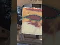 Cold Process Soap- The Cut for Teal Swirl
