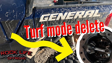 Polaris General XP4 Turf Mode Delete