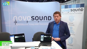 [CES 2023 LAS VEGAS] Wireless wearable ultrasound system - NOVO SOUND
