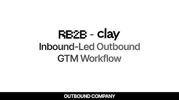 Inbound-Led Outbound: Proven GTM Workflow for B2B Sales