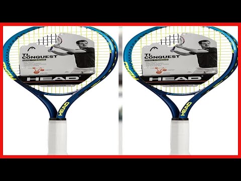 HEAD Ti. Conquest Tennis Racket - Pre-Strung Head Light Balance 27 Inch Racquet