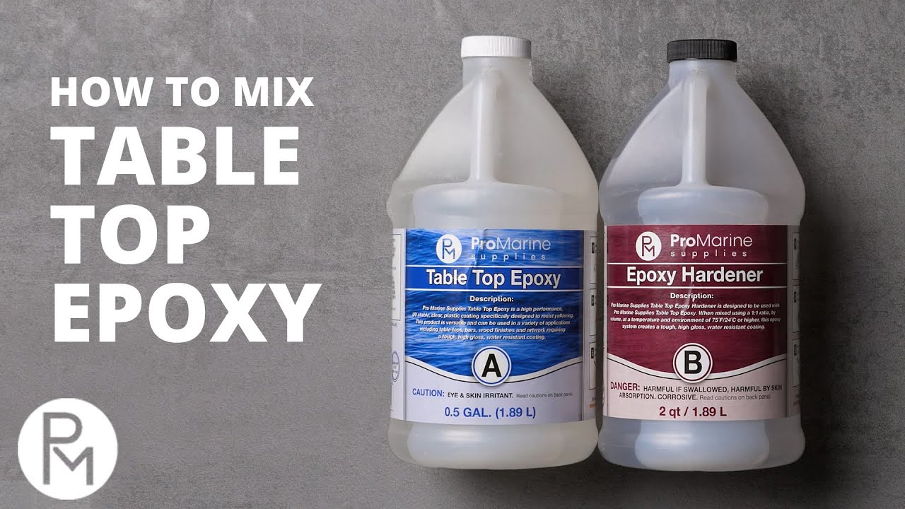 Let's Learn How To Measure, Mix, and Pour Table Top Epoxy! 