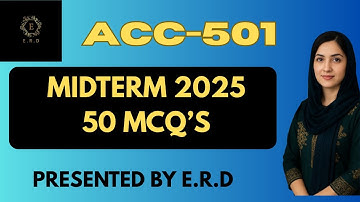 ACC501 Midterm | Complete Guide to pass Business Finance | 50 Solved MCQs with Answers