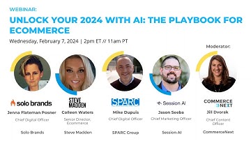 Unlock Your 2024 With AI: The Playbook for Ecommerce