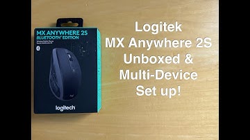 Logitech MX Anywhere 2S Unboxing & Setup – Easy Multi-Device Pairing!