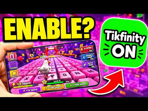 Can You Enable Tikfinity on Mobile? | +1 Speed Keyboard Escape Candy & Chocolate Roblox🎮🔥