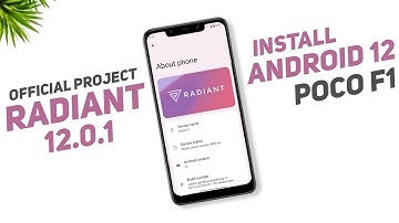 Install Android 12 | Project Radiant 12.0.1 Official For Poco F1 | Gameplay | Detailed Review