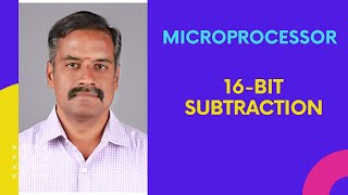 16-bit Subtraction-8085 Microprocessor