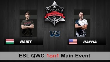 Raisy vs rapha | QC 1on1 QWC QuakeCon 2017 [Round of 16]