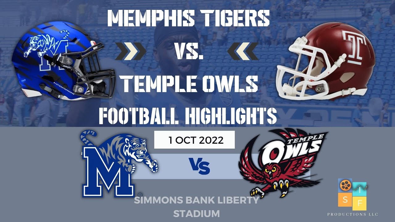 Memphis Tigers vs Temple Owls Football Highlights, Seth Henigan, Ryan Silverfield, Zay Cullens