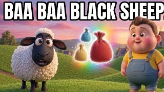 Baa Baa Black Sheep Farm Adventure 🐑 | Nursery Rhymes &amp; Kids Songs 🌈 @bachpanrhymesworld 