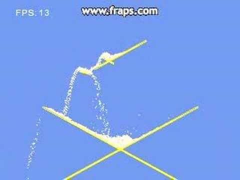 RockSteady water test - XNA 2D Physics engine