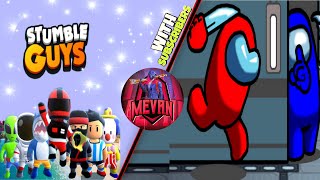 Stumble guys and among us❤️ #stumbleguys #amongus  #mevan