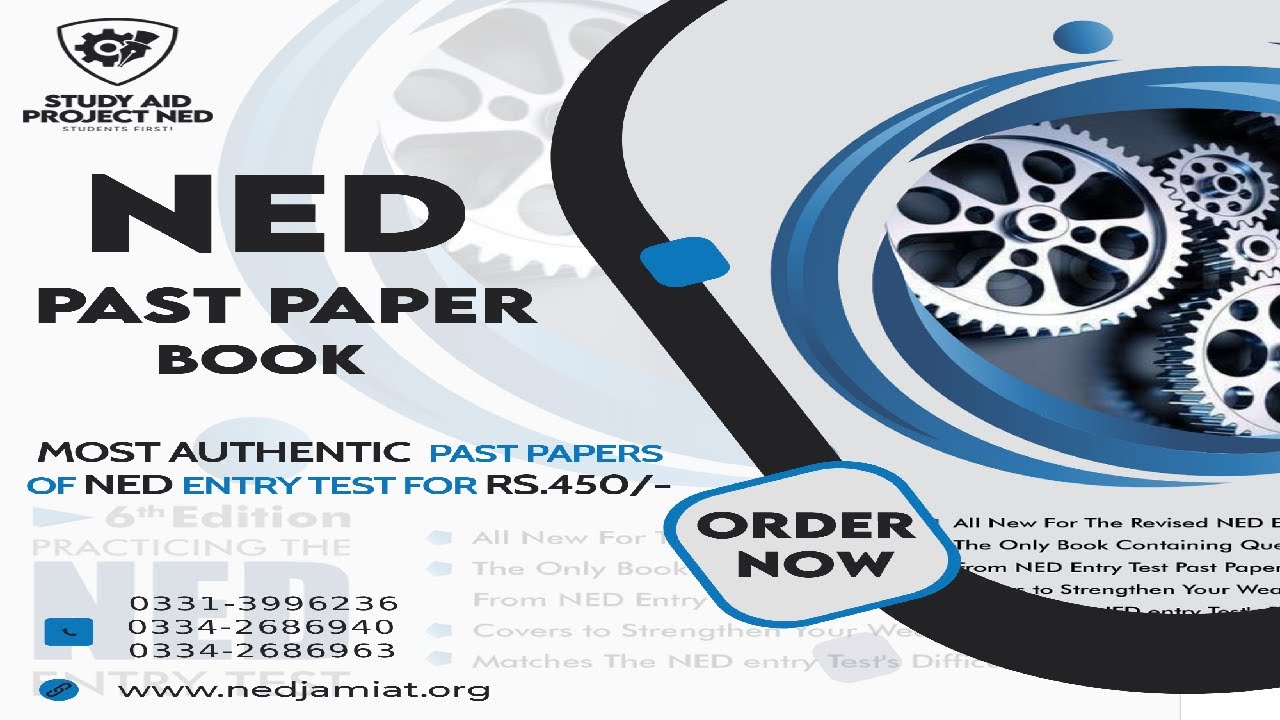 NED Past Papers | NED ADMISSIONS 2021 | ECAT 2021