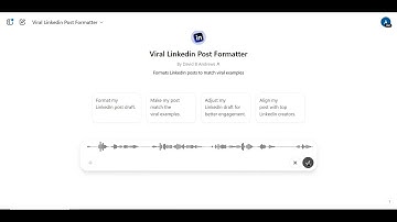Creating LinkedIn posts using Custom GPT (ChatGPT)