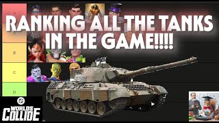 DC Worlds Collide - RANKING ALL THE TANKS IN THE GAME