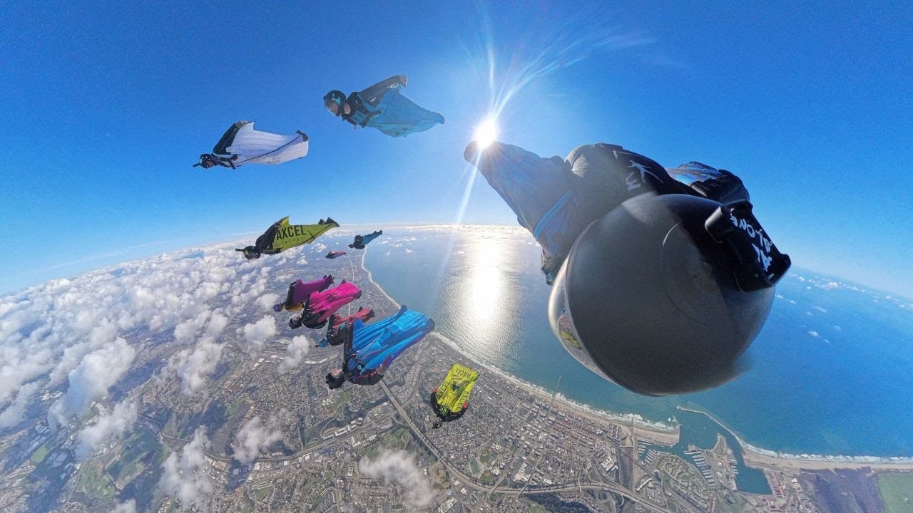 Wingsuiting Above The California Coast | Immersive 360 VR