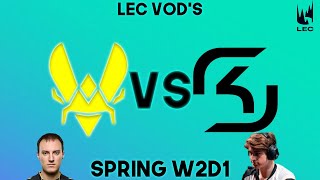 VIT vs  SK   Week 2 Day 1   LEC Spring Split   Vitality vs  SK Gaming 2023